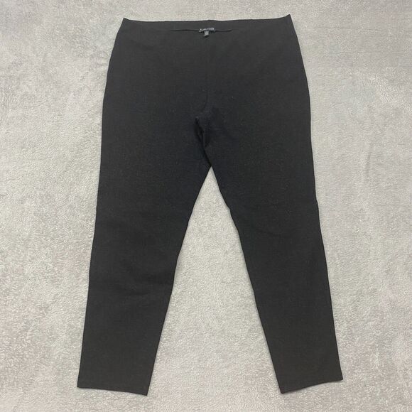 Eileen Fisher Pants Womens Extra Large Gray Pull On Elastic Waist Tapered Casual - Picture 1 of 10